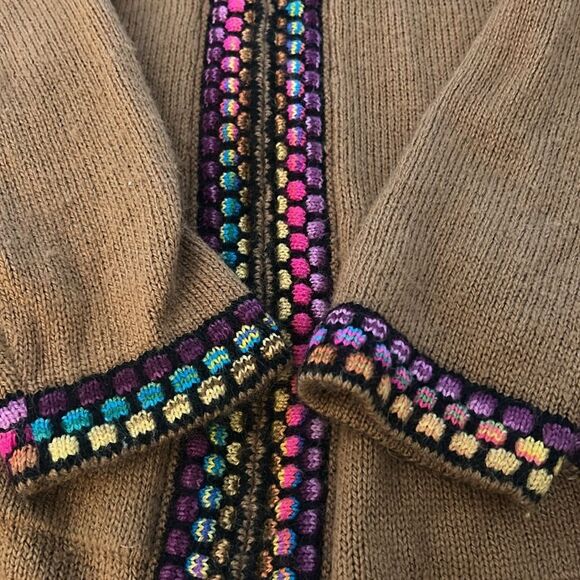 Alpaca knit, cardigans hoodie size small from Peru - Picture 6 of 10